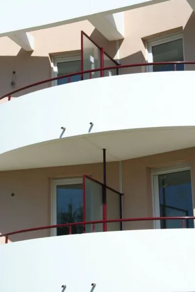 Séparatif de balcon Intimo vitré