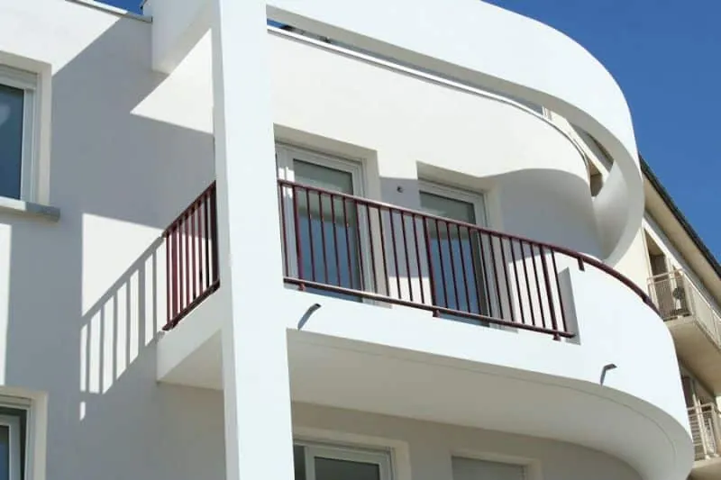 Garde-corps Présence, balcons arrondis